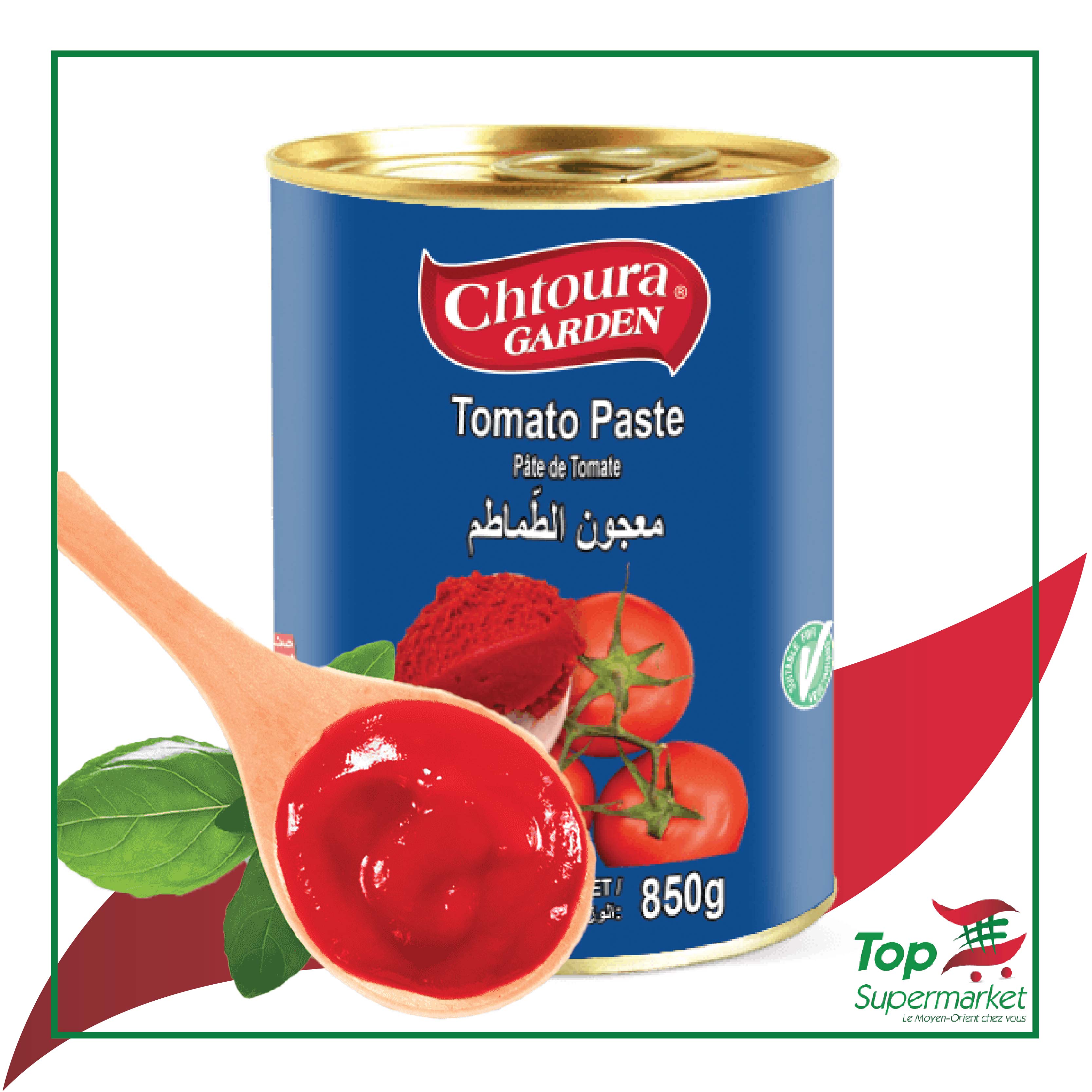 Chtoura Garden concentré de tomates 850gr